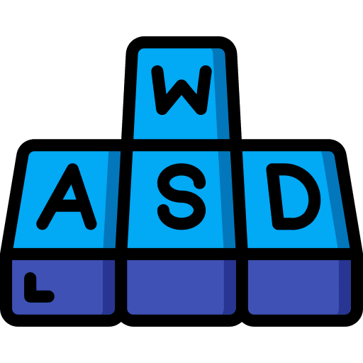 Wasd wasd electronics gaming icon