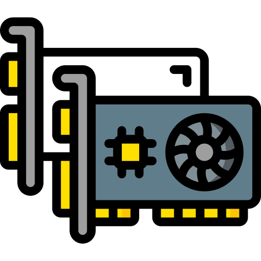 Gpu electronics gpu hardware icon