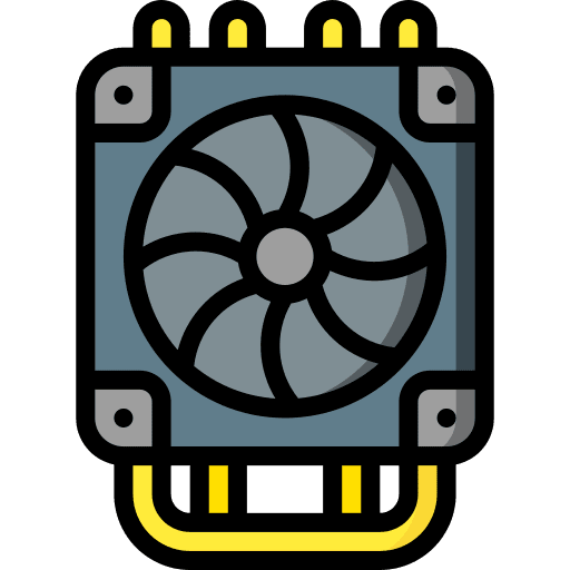 Heatsink hardware computer technology icon