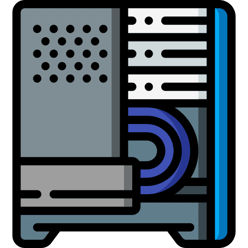 Tower pc video game hardware electronics icon
