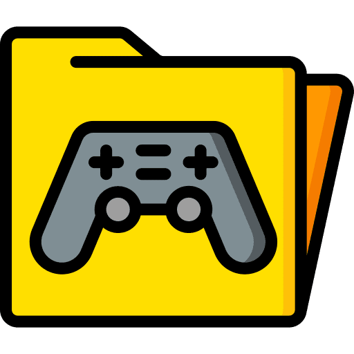 Folder gaming file folder icon