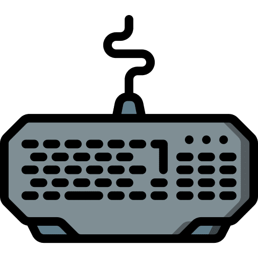 Keyboard letter computer hardware tool icon