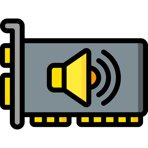 Sound card volume electronics hardware icon