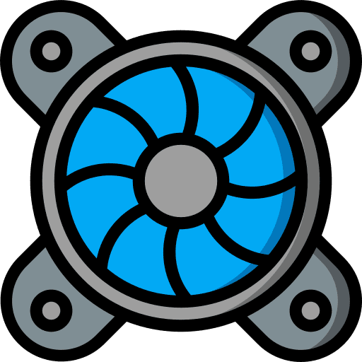 Cooling fan cooling fan cooler fan icon