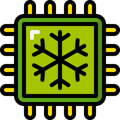 Cpu chip hardware electronics icon