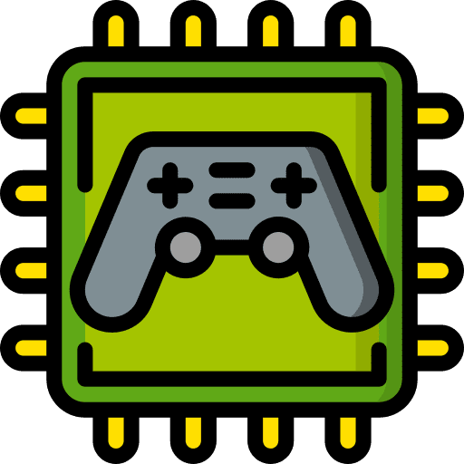 Cpu computing pc game gaming icon