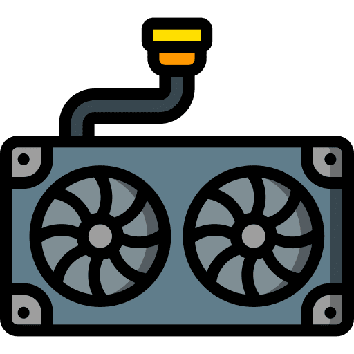Fan vga card video card hardware icon
