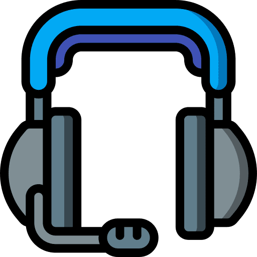 Headset electronics headset game icon