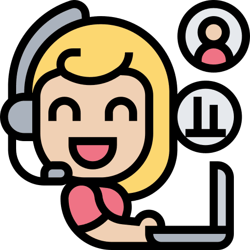 Consultant service communications operator icon Consultant service communications operator icon