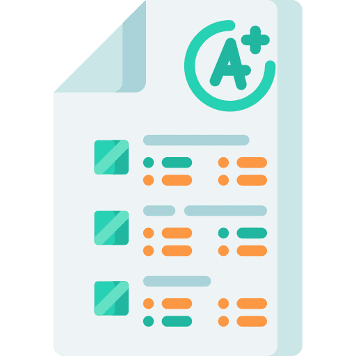 Report card qualification a+ report card icon Report card qualification a+ report card icon