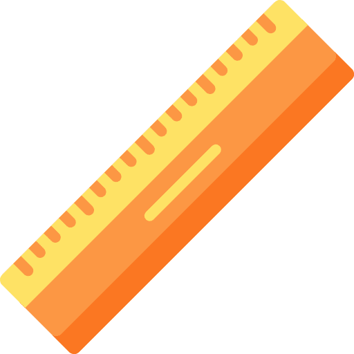 Ruler education measurement stationery icon Ruler education measurement stationery icon