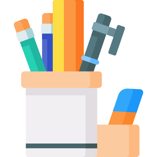 Stationery education ruler office material icon