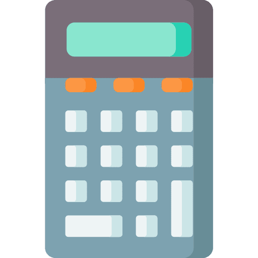 Calculator technology business and finance calculator icon Calculator technology business and finance calculator icon