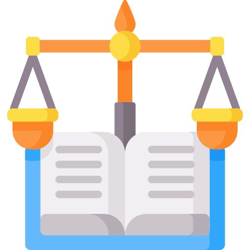 Law law library justice scale icon Law law library justice scale icon