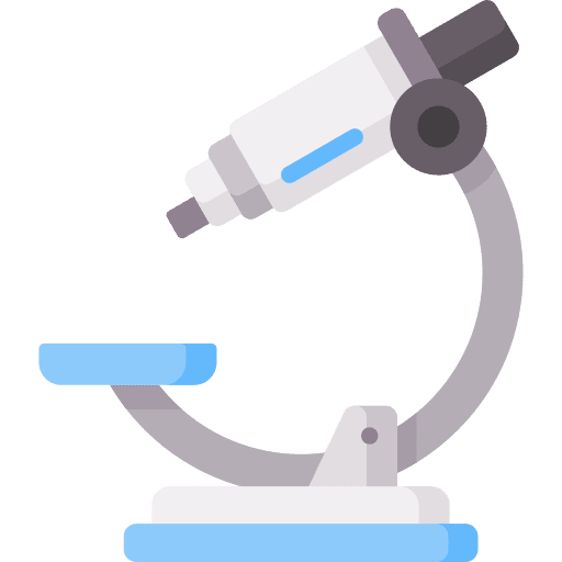 Microscope observation medical laboratory education icon Microscope observation medical laboratory education icon