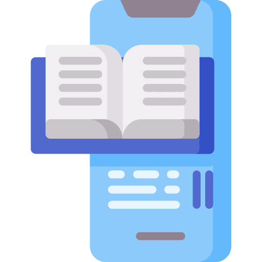 Ebook online learning education digital book icon Ebook online learning education digital book icon