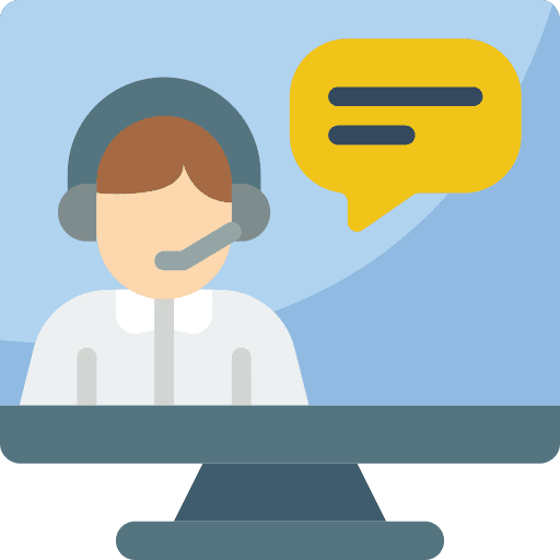 Live chat call live chat customer service icon