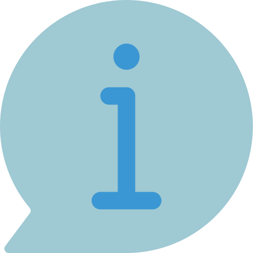 Information communications information conversation icon