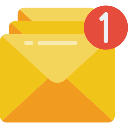 Messages letters unread communication icon