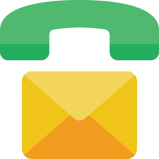 Phone contact phone communications icon