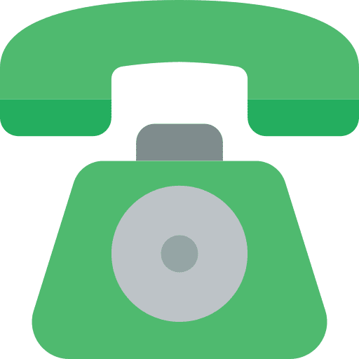 Phone landline ring telephone icon
