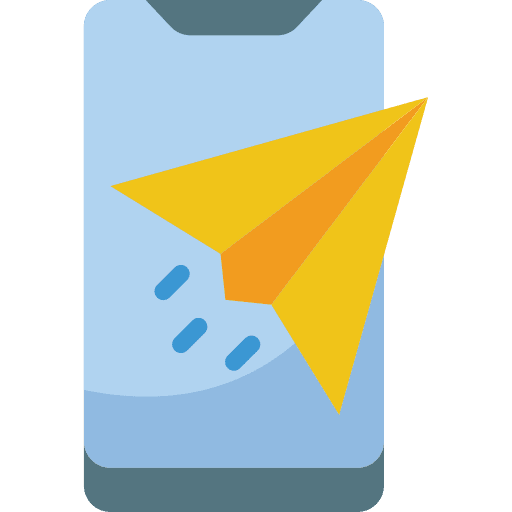Send message device direct communications icon