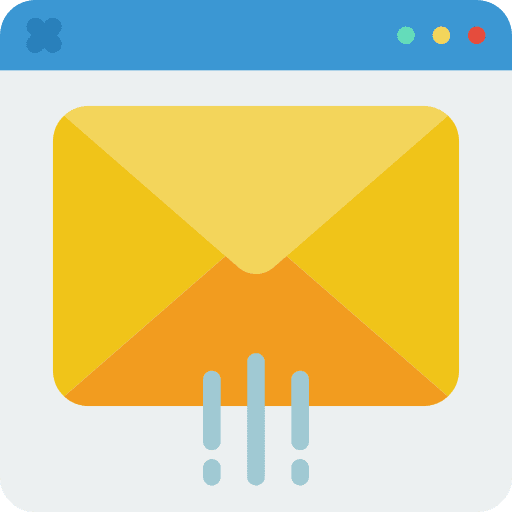 Browser letter communications computer icon