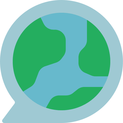 Chat communications world communication icon