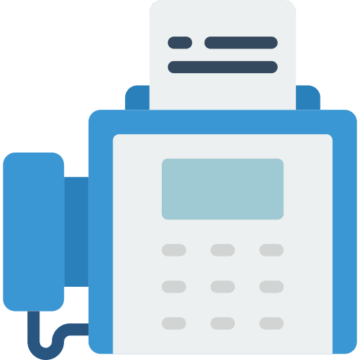 Fax communications fax communication icon