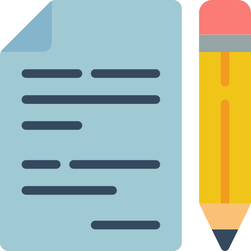 Letter paper communications document icon
