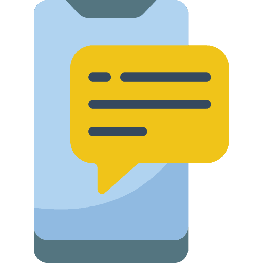 Mobile mobile conversation smartphone icon