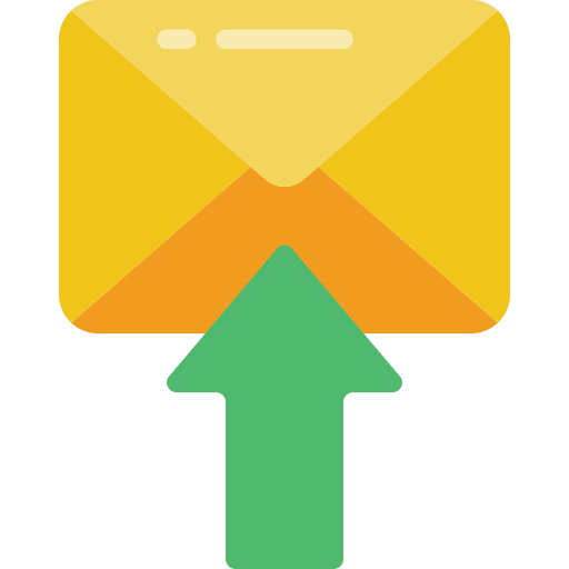 Email communication email arrow icon