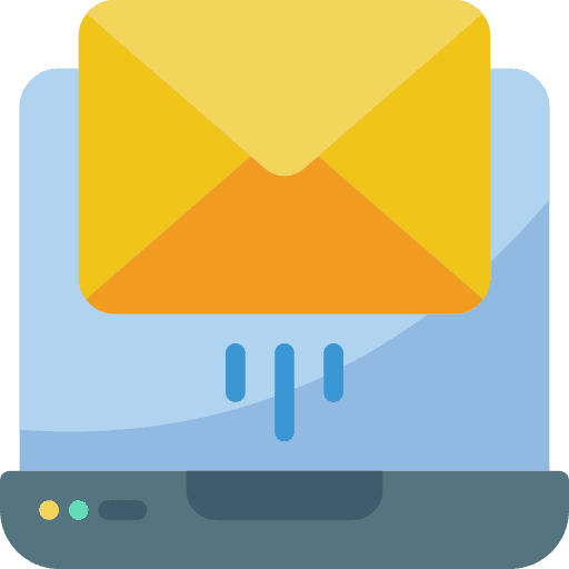 Email device internet communications icon