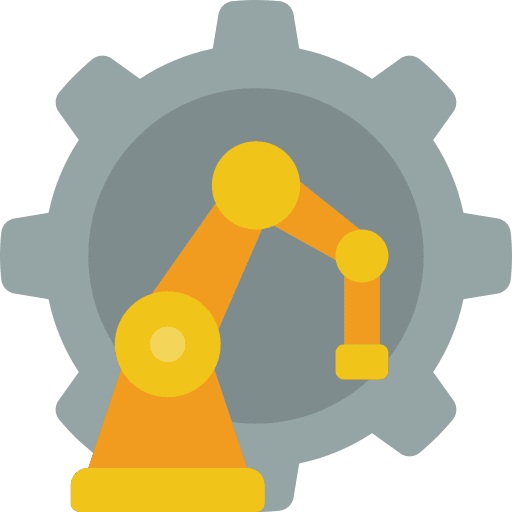 Engineer engineer automation arm icon