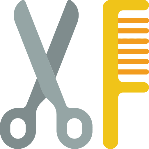 Scissors salon hair scissors icon