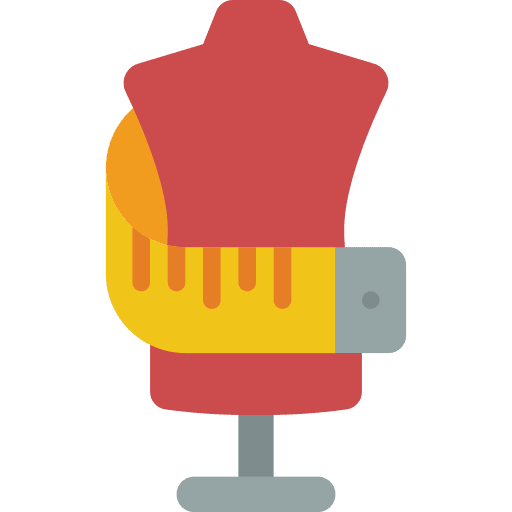 Mannequin fashion tape mannequin icon