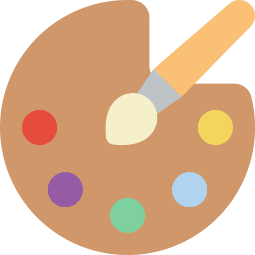 Paint palette paint palette painting artist icon