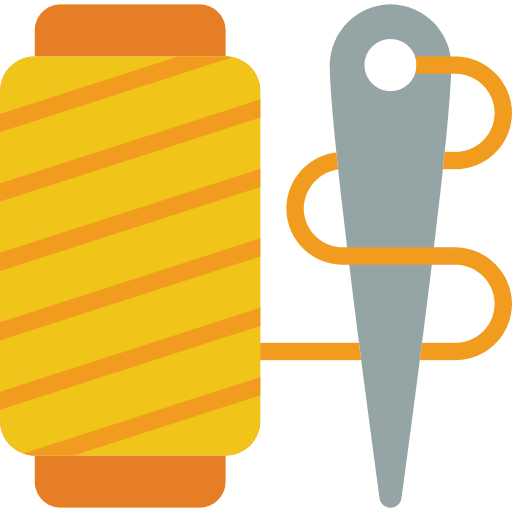 Sewing craft sewing needle icon