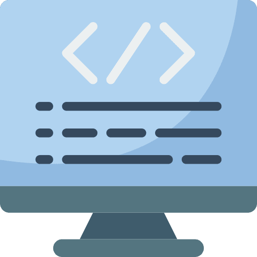 Computer seo and web computer desktop icon