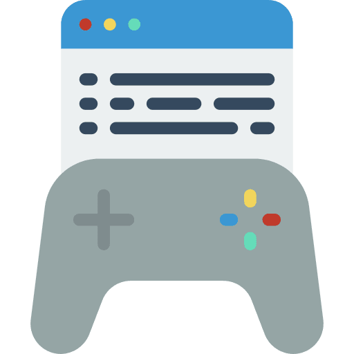 Game development programming controller browser icon