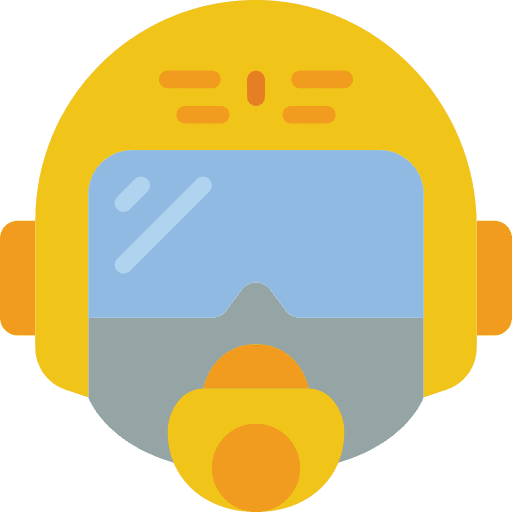 Helmet security airforce pilot icon