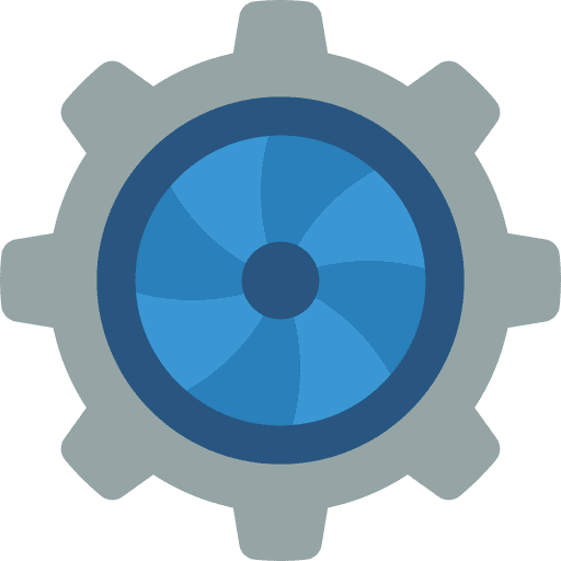 Settings engineer air plane icon