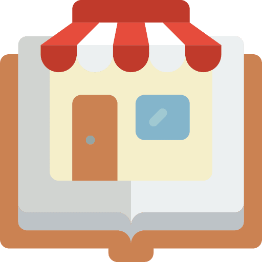 Book read library shop icon