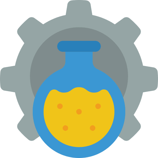 Settings gear flask settings icon