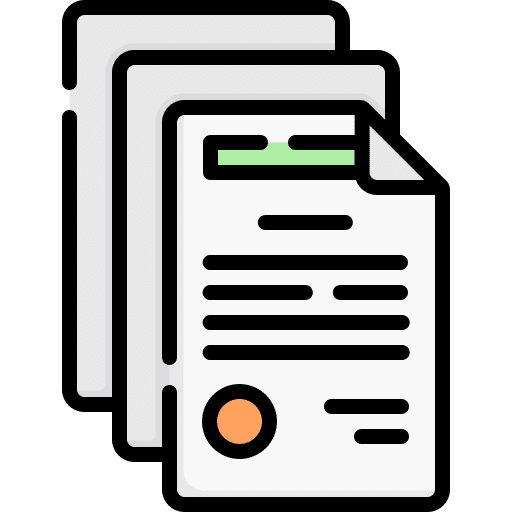 File contract document sheet icon File contract document sheet icon