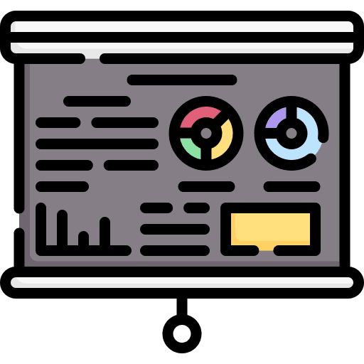 Presentation analytics analysis statistics icon Presentation analytics analysis statistics icon