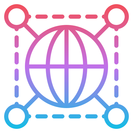 Global connection multi channel business and finance connection icon Global connection multi channel business and finance connection icon