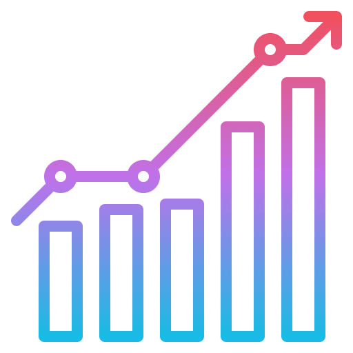 Grow up growing increase profit icon