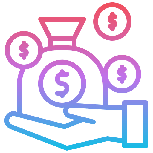Income business hand business and finance icon Income business hand business and finance icon