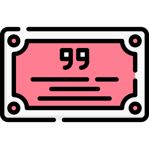 Quote chat quote communications icon Quote chat quote communications icon